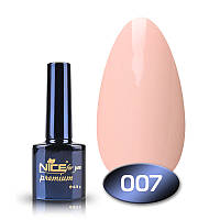 Гель-лак Premium 007 Nice for you Кремово розовый с мелким шиммером 8.5 г