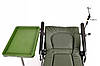 Крісло коропове new2023 Elektrostatyk F5R ST/P столиком і тримачем вудки, фото 5