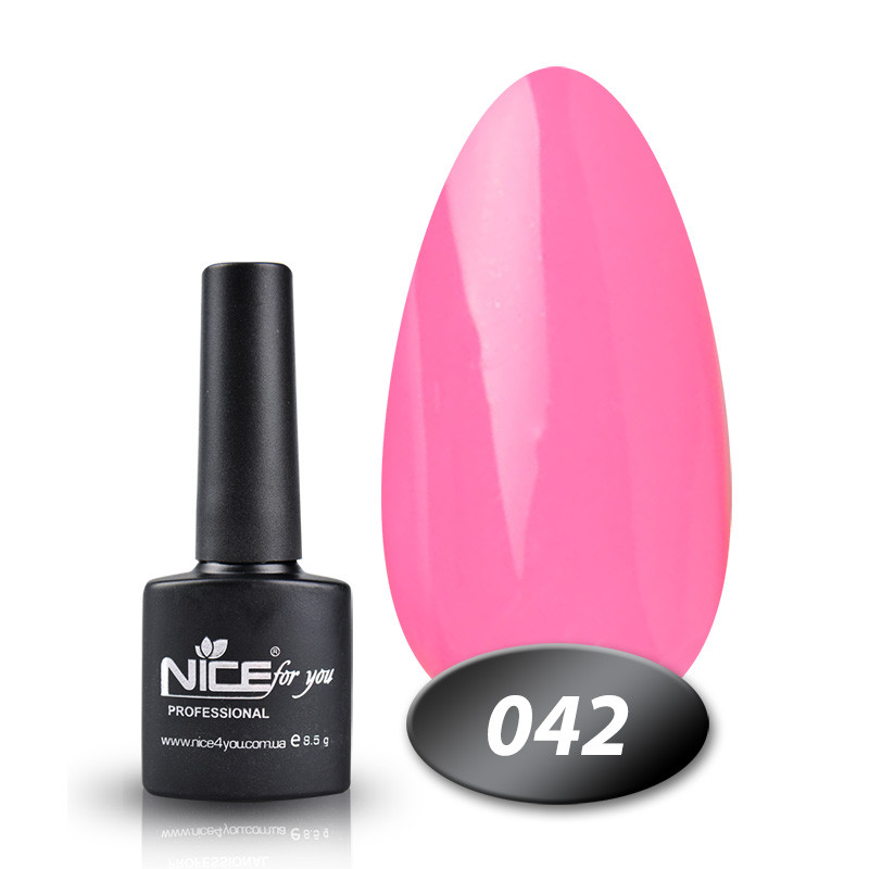 Гель-лак Основна палітра № 042 Nice for you Жимолість 8.5 г