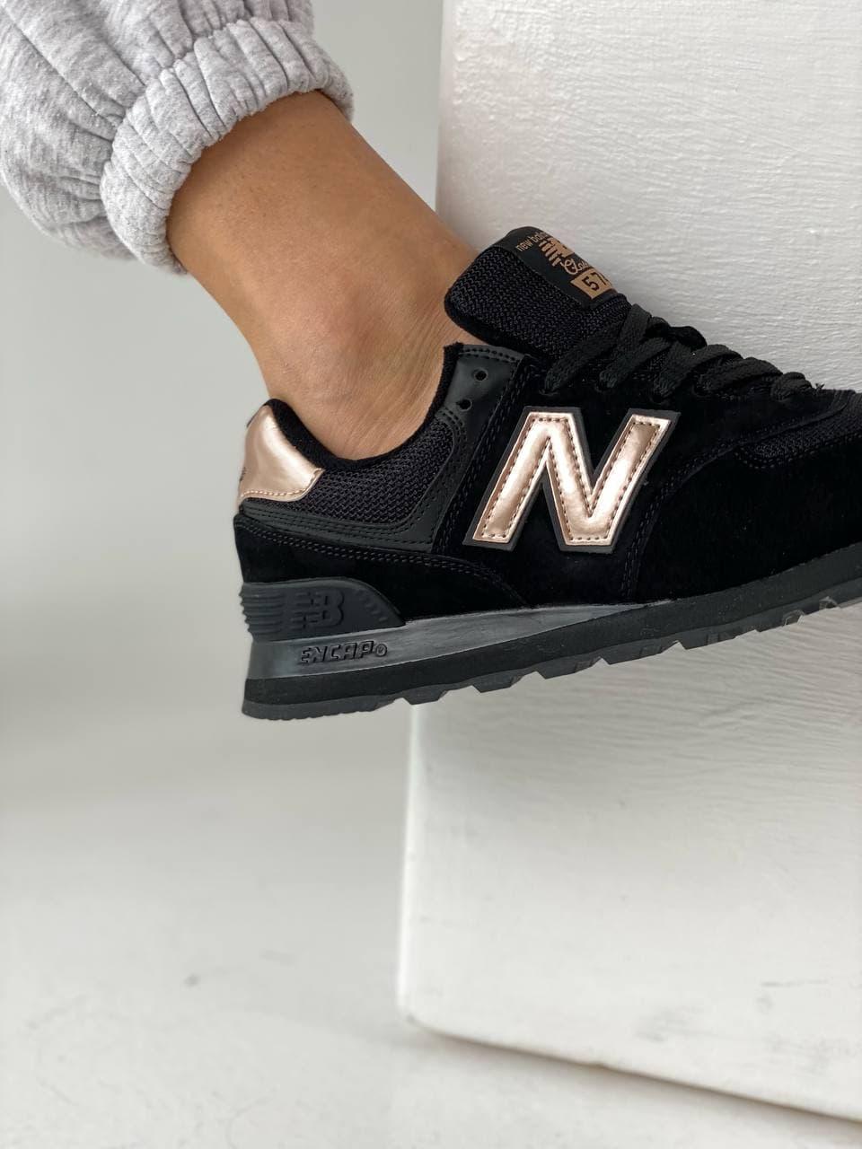 new balance 574 black womens