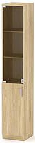 Книжкова шафа КШ-9 1950х350х366мм Компаніт, фото 5