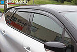 Дефлектори вікон (вітровики) Renault CAPTUR 2013-2019 (Autoclover A191), фото 3
