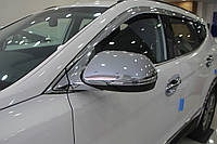 Хром накладки на зеркала Hyundai Santa Fe 2015-2018 (Autoclover C474)