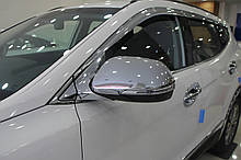 Хром накладки на дзеркала Hyundai Santa Fe 2015-2018 (Autoclover C474)