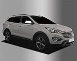 Хром накладки на дзеркала Hyundai Santa Fe 2015-2018 (Autoclover C474), фото 2