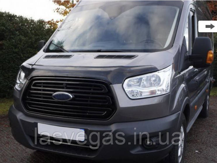 Мухобойка, дефлектор капота Ford Transit 2014- (HIC)