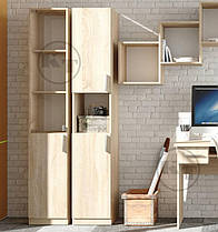 Книжкова шафа КШ-10 1950х350х366мм Компаніт, фото 3