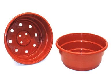 Контейнер-миска 3 л для вирощування рослин, теракота 22 x 10,4 см (Польща)