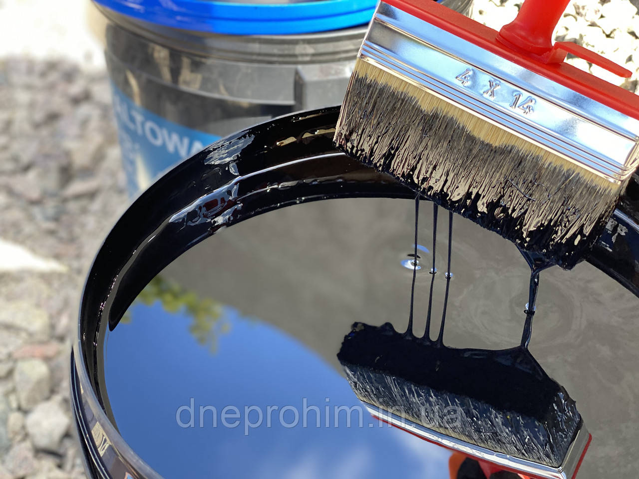 Бітумна мастика на основі органічного розчинника Izoplast B 24 кг., фото 1