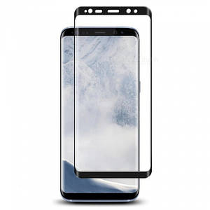 Захисне скло DK Full Glue 3D для Samsung Galaxy S9+ (G965) (black)