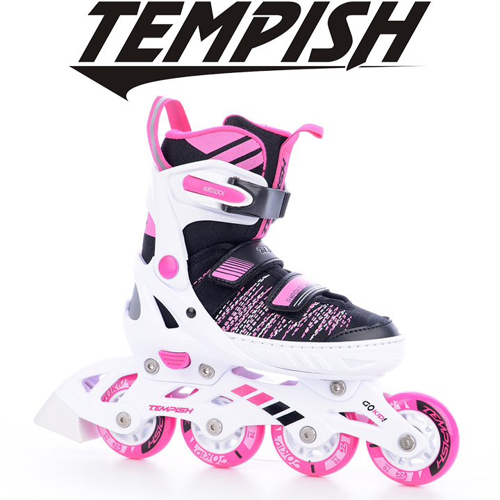 Розсувні дитячі роликові ковзани для дівчинки Tempish GOKID GIRL/29-32