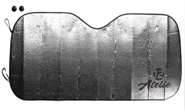 Сонцезахисна Шторка дзеркальна 12 Atelie (145х70см) L, захист від сонця для автомобіля