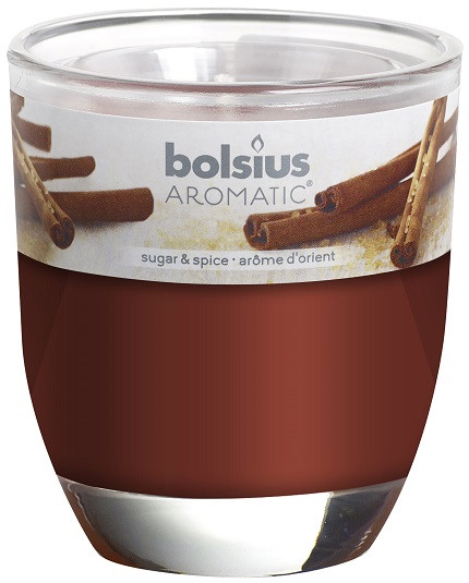 Ароматична свічка у склі Кориця Bolsius (72-65Б SUG)