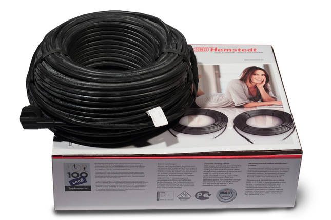 Кабель для зовнішнього обігріву труб водостоків і дахів Hemstedt DAS 30 Вт/м 5,0 м ( 150 Вт), фото 2
