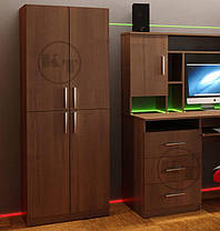 Книжкова шафа КШ-12 1587х600х366мм Компаніт, фото 3