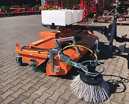 Щітка на тракторс гідравлічна з бункером на МТЗ