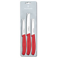 Набор кухонних ножей Victorinox SwissClassic, червоний 6.7111.3