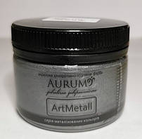 Фарба металік "Графіт" ArtMetall Aurum 400 г (18 кольорів) Декоративно-художня фарба з перламутром