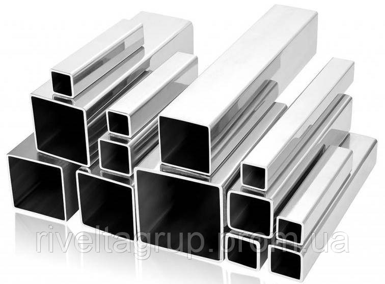 Алюминиевая труба квадратная 25х25х1,5 мм б.п, Анод - фото 1 - id-p1416195966