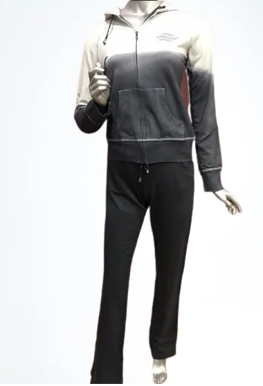 Жіночий спортивний костюм COSSY BY AQUA Туреччина салатовий L, сірий XS, L бавовна Сірий, L
