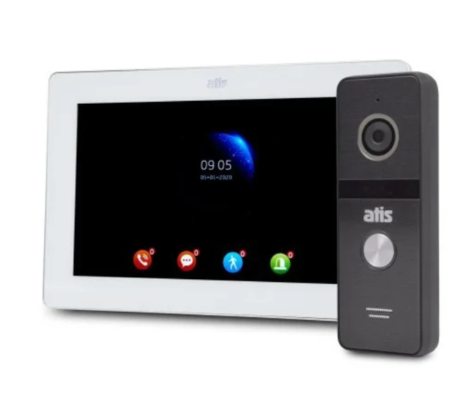 Комплект відеодомофона ATIS AD-770FHD White + AT-400HD Black, фото 1