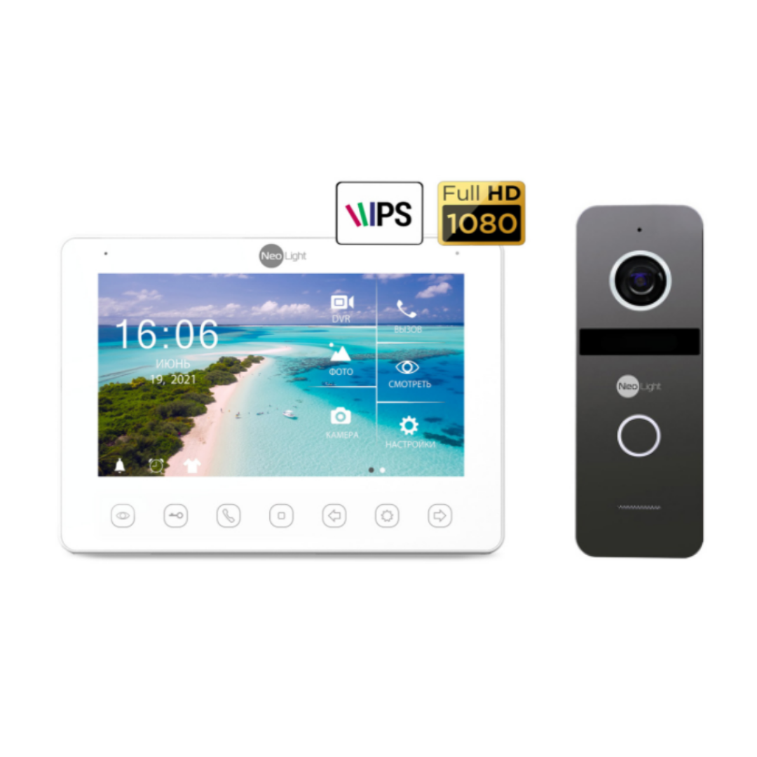 Комплект відеодомофона Neolight OMEGA+ HD / Solo FHD (Graphite, Silver), фото 1