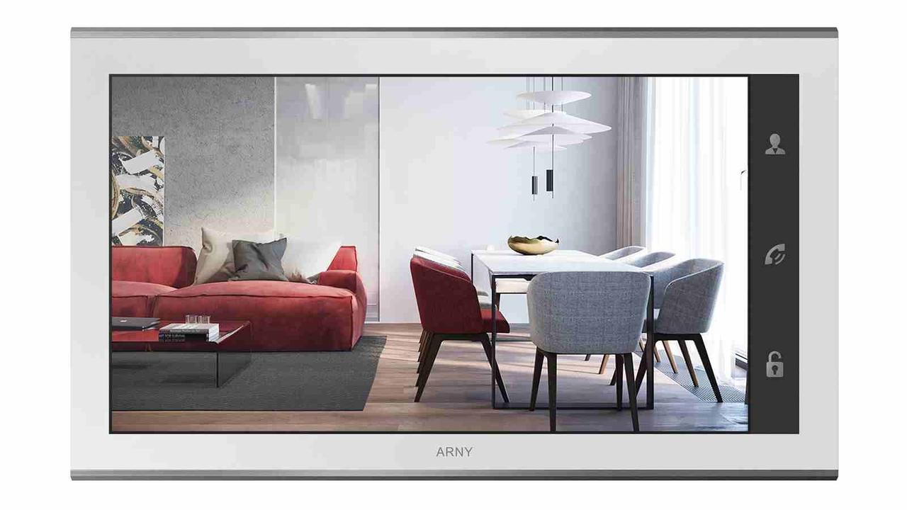 Відеодомофон ARNY AVD-1040 (2Mpx) з сенсорним екраном, пам'ятю та детектором руху, фото 1