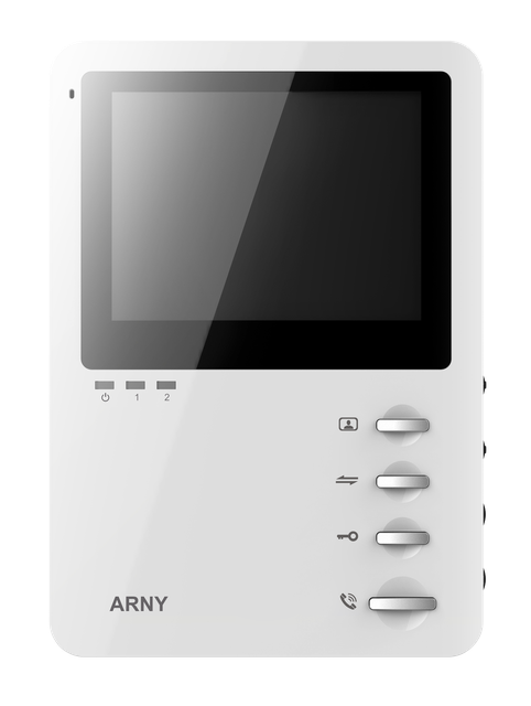 Відеодомофон Arny AVD-410 на 2 панелі + 1 камера, фото 1