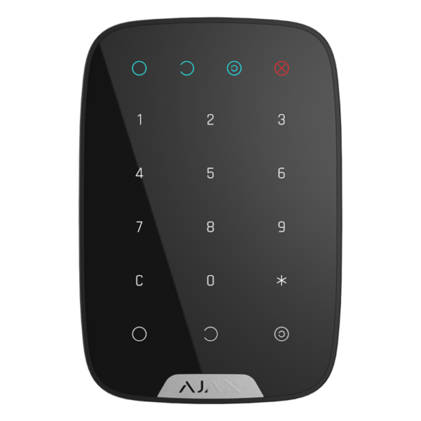 Бездротова сенсорна клавіатура Ajax Keypad (black), фото 1