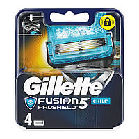 Змінні картриджі Gillette Fusion Proshield Chill 4 шт (7702018448555)