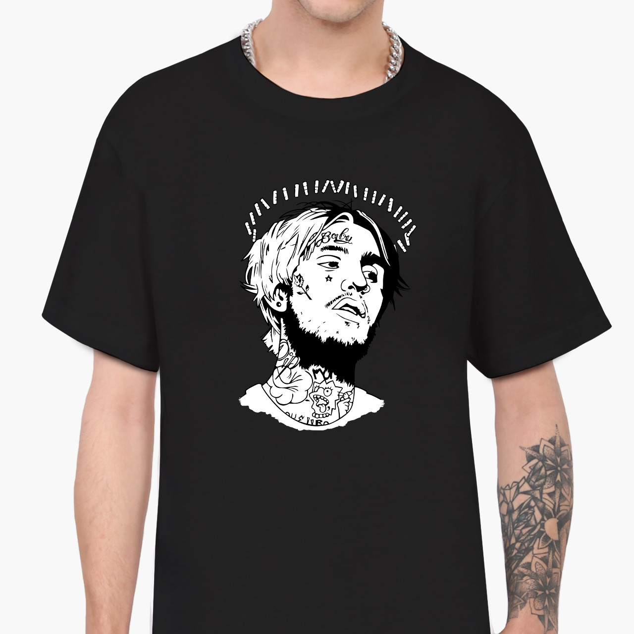 Футболка чоловіча Ліл Піп (Lil Peep), фото 1