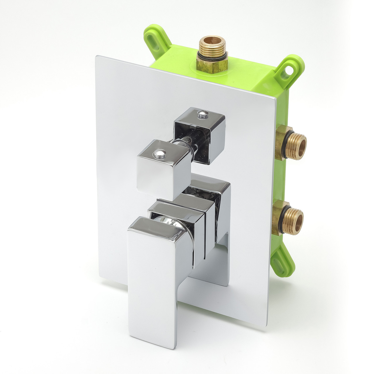 Вбудовуваний змішувач для душу KVB-03.2 з перемикачем на 3 положення., фото 1