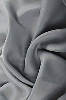 Портьерная ткань для штор Блэкаут серого цвета №12