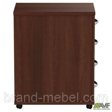 Тумба приставна з ЦЗ МГ-418 (430х600х750мм) горіх темний (в зборі), фото 1