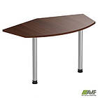 Стіл приставний МГ-318 (1382х800х750мм) горіх темний, фото 5