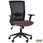 Крісло Uran Black сидіння Сідней-26/спинка Сітка SL-00 чорна, фото 5