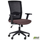 Крісло Uran Black сидіння Сідней-26/спинка Сітка SL-00 чорна, фото 6