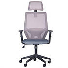 Крісло Lead Black HR сидіння Нест-08 сіра/спинка Сітка HY-109 сіра, фото 7