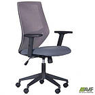 Крісло Lead Black сидіння Нест-08 сіра/спинка Сітка HY-109 сіра, фото 5