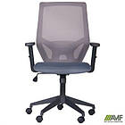 Крісло Lead Black сидіння Нест-08 сіра/спинка Сітка HY-109 сіра, фото 7