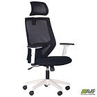 Крісло Lead White HR сидіння Нест-01 чорна/спинка Сітка HY-100 чорна, фото 6