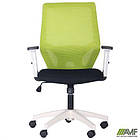 Крісло Lead White сидіння Нест-01 чорна/спинка Сітка SL-06 салатова, фото 7