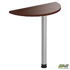 Стіл приставний МГ-302 (720хR360х750мм) горіх темний, фото 5