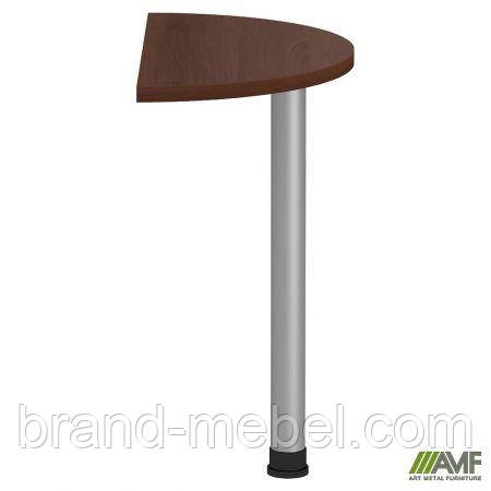 Стіл приставний МГ-302 (720хR360х750мм) горіх темний, фото 1