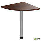 Стіл приставний МГ-316 (600х600х750мм) горіх темний, фото 5