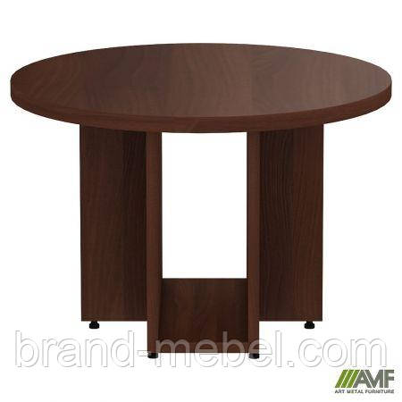 Стіл журнальний МГ-314 (D600х400мм) горіх темний, фото 1
