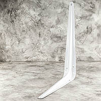 Консольный уголок для крепления полок 250х300 мм эмалированный белый