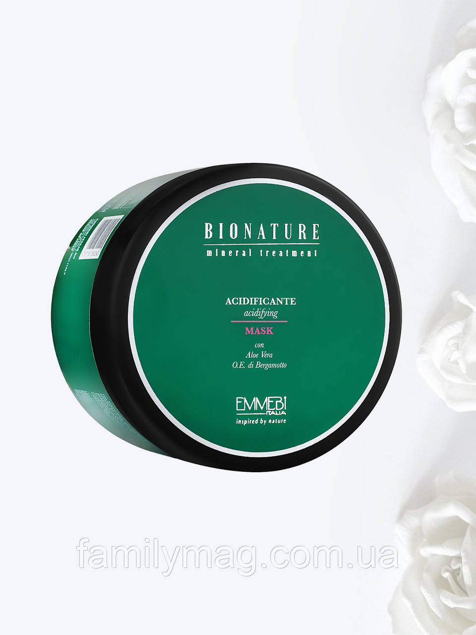 Кисла маска для волосся Acidifying Mask BioNature Emmebi Italia 500 мл