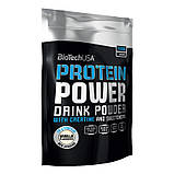 Протеїн Bio Tech POWER PROTEIN 1000 г смак Полуниця-банан, фото 4