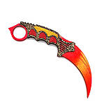 Ніж керамбит Іграшковий дерев'яний 19.5 см керамбіта з дерева іграшка, фото 2